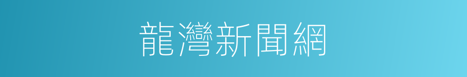 龍灣新聞網的同義詞