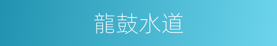 龍鼓水道的同義詞