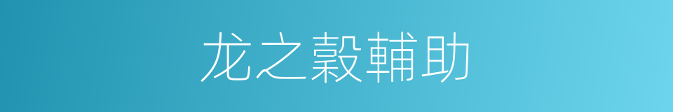 龙之穀輔助的同義詞