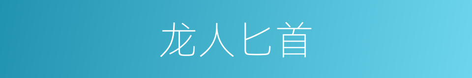 龙人匕首的同义词