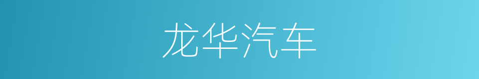 龙华汽车的同义词