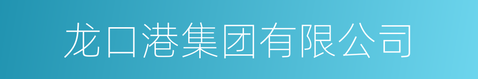龙口港集团有限公司的同义词