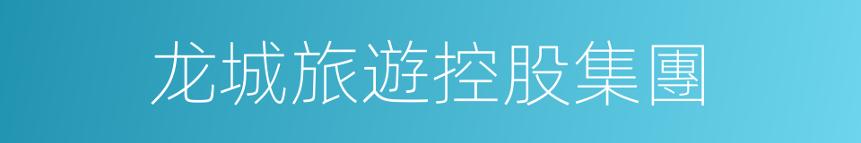龙城旅遊控股集團的同義詞