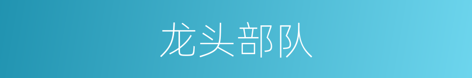 龙头部队的意思