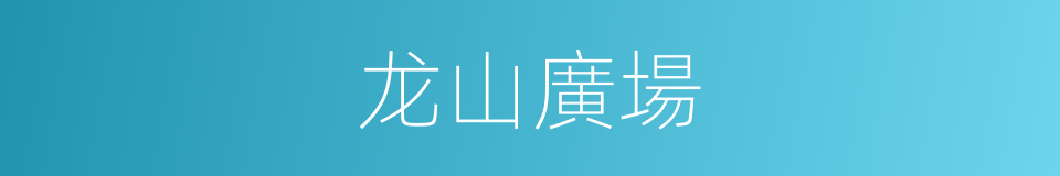 龙山廣場的同義詞
