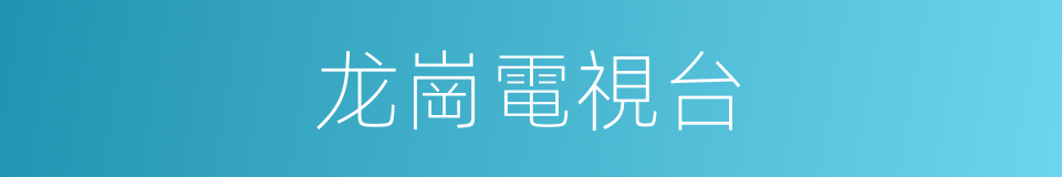 龙崗電視台的同義詞