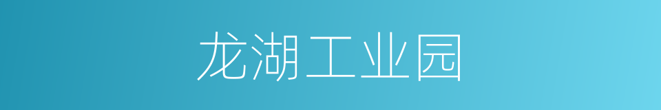 龙湖工业园的同义词