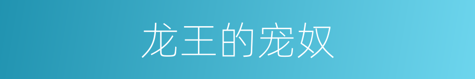 龙王的宠奴的同义词