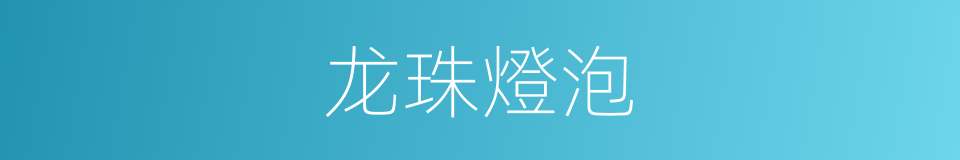 龙珠燈泡的同義詞