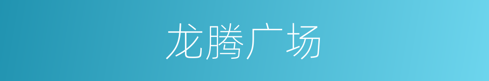 龙腾广场的同义词