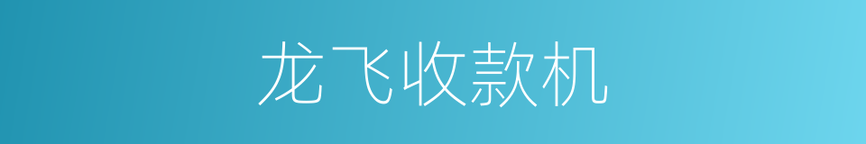 龙飞收款机的同义词