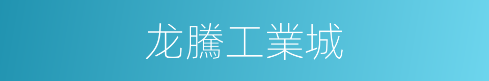 龙騰工業城的同義詞