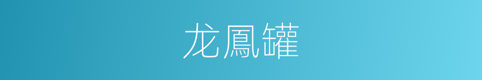 龙鳳罐的同義詞