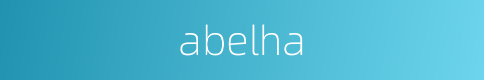 abelha的同义词