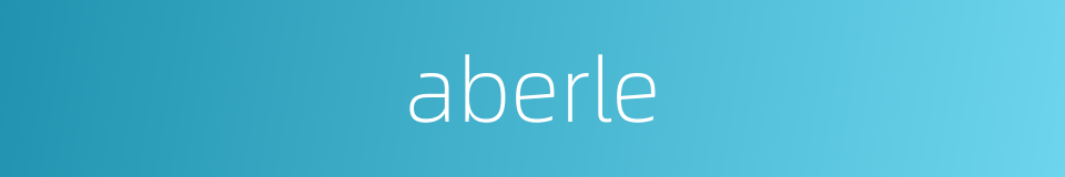 aberle的同义词