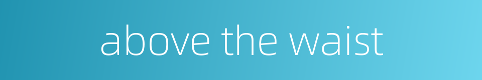 above the waist的同义词