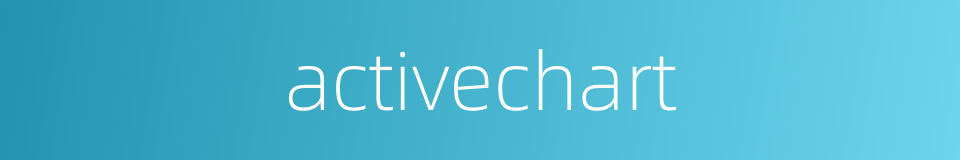 activechart的同义词