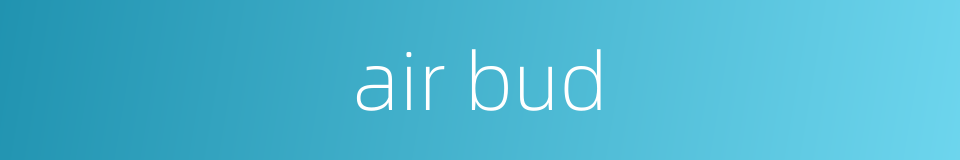 air bud的同义词