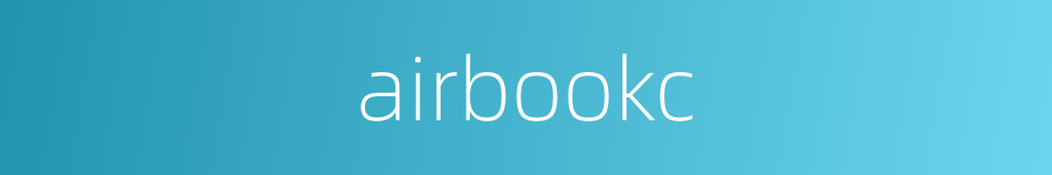 airbookc的同义词