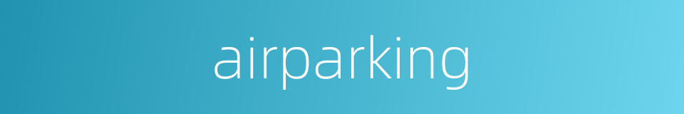 airparking的同义词