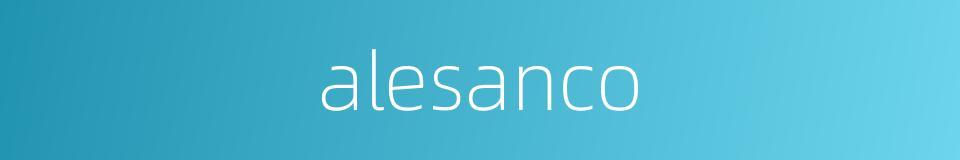 alesanco的同义词