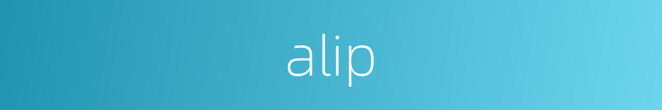 alip的同义词