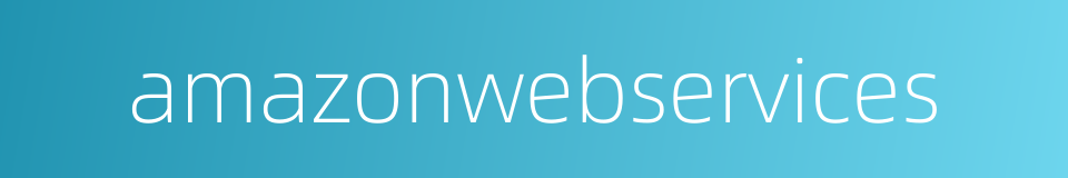 amazonwebservices的同义词