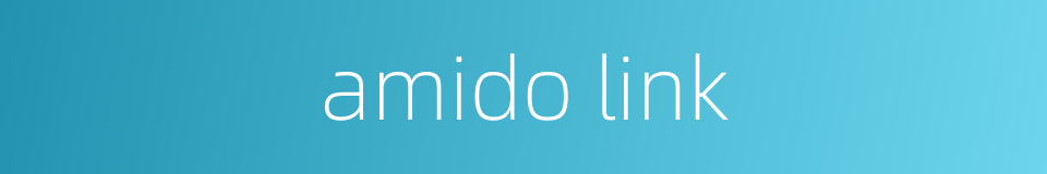 amido link的同义词