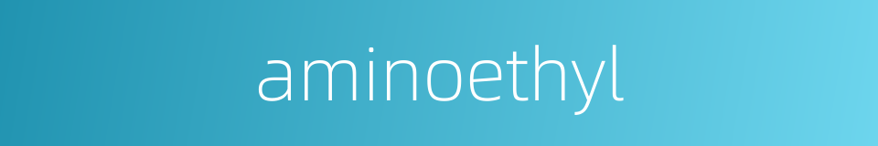 aminoethyl的同义词
