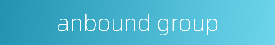 anbound group的同义词