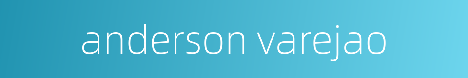 anderson varejao的同义词