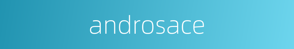 androsace的同义词