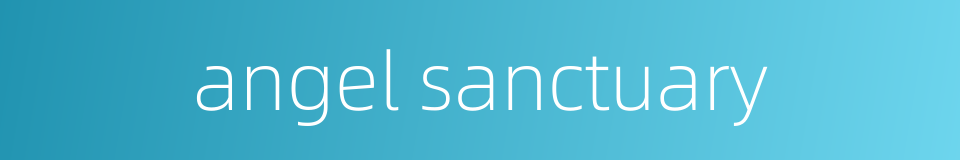 angel sanctuary的同义词