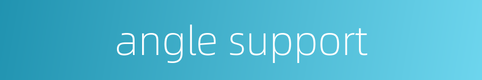 angle support的同义词