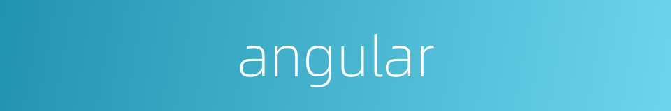 angular的同义词