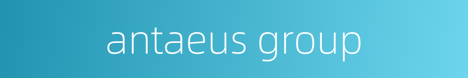 antaeus group的同义词
