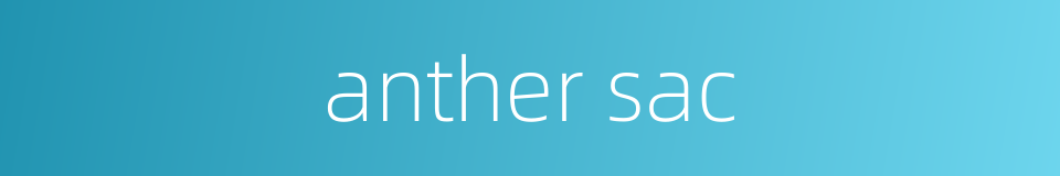 anther sac的同义词