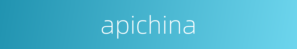 apichina的同义词