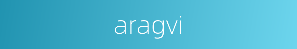 aragvi的同义词
