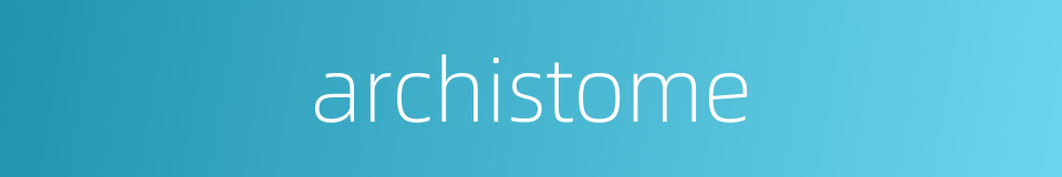 archistome的同义词