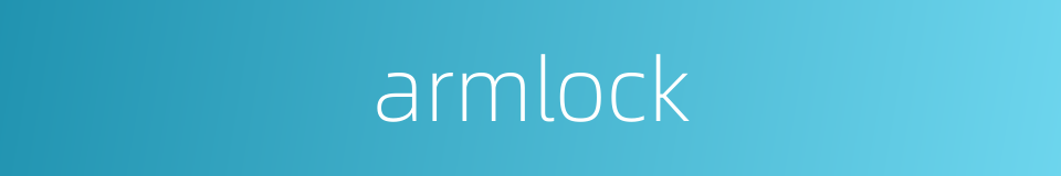 armlock的同义词