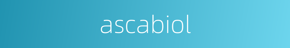 ascabiol的同义词