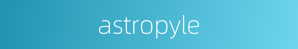 astropyle的同义词