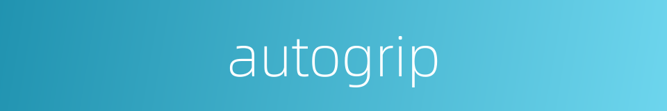 autogrip的同义词