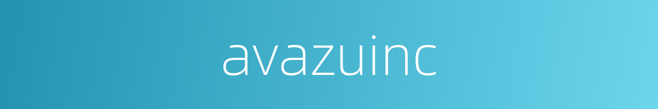 avazuinc的同义词