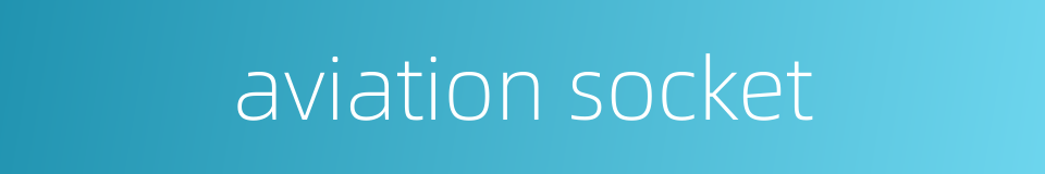 aviation socket的同义词