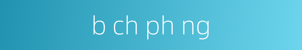 b ch ph ng的同义词