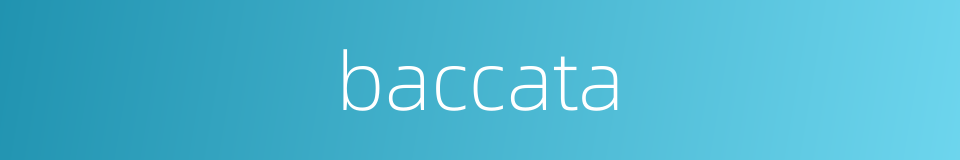 baccata的同义词