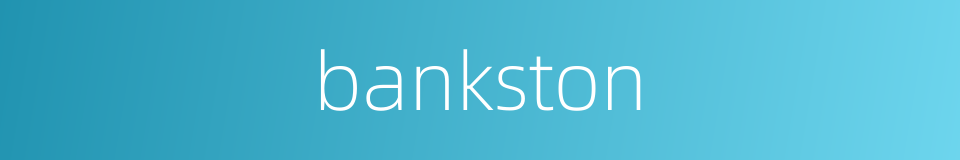 bankston的同义词