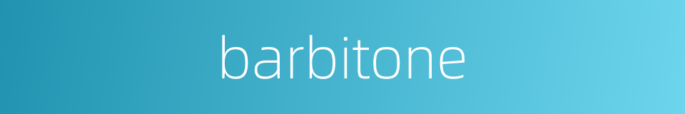 barbitone的同义词